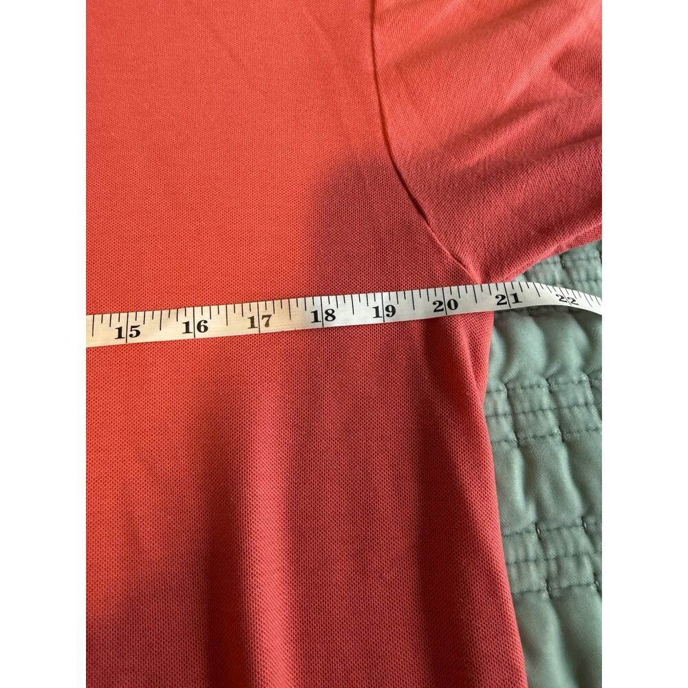 Vintage Levi's Shirts Men's Polo Shirt S/M 1980s Coral Short Sleeve - Picture 6 of 7